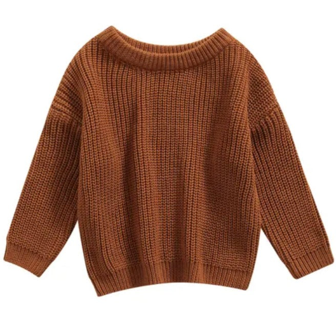 Custom Personalized Hand Embroidered Sweater - Pumpkin Spice